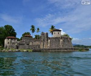 Puzle Castillo de San Felipe de Lara, Rio Dulce, Guatemala