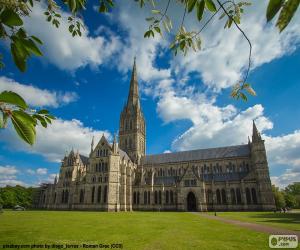 Puzle Catedral de Salisbury, Inglaterra