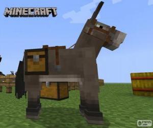 Puzle Cavalo de Minecraft