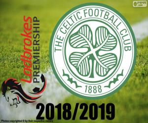 Puzle Celtic FC, campeão 2018-2019