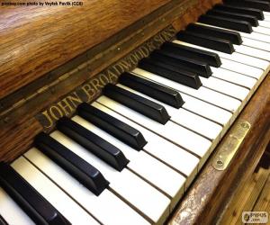 Puzle Chaves de piano clássico