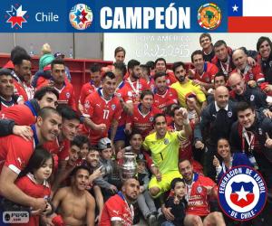 Puzle Chile, campeão Copa América 2015
