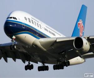 Puzle China Southern Airlines é a maior aerolina chinês