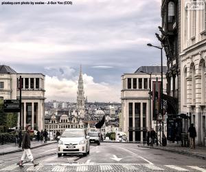 Puzle Cidade de Bruxelas, Bélgica