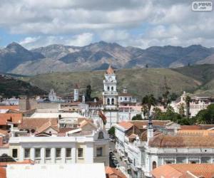 Puzle Cidade histórica de Sucre, Bolívia