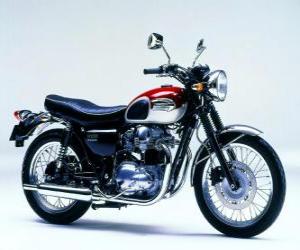 Puzle Clássico moto estrada (Kawasaki W650)