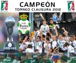 Puzle Club Santos Laguna, campeão do Clausura México 2012