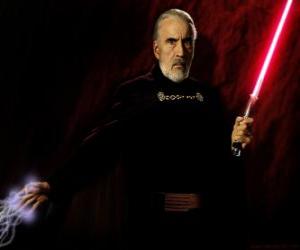 Puzle Conde Dooku é um hábil orador e filósofo, guerreiro hábil.