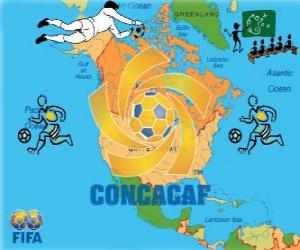 Puzle Confederação de Futebol da América do Norte, Central e Caribe (CONCACAF)