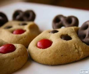 Puzle Cookies de Natal de Rena