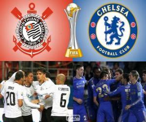 Puzle Corinthians - Chelsea. Final de Copa do Mundo de Clubes da FIFA 2012 Japão