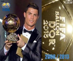 Puzle Cristiano Ronaldo Ballon d'Or da FIFA 2013