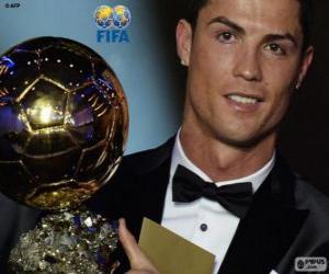 Puzle Cristiano Ronaldo Ballon d'Or da FIFA 2014