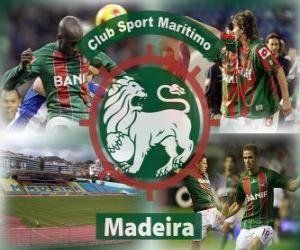 Puzle CS Marítimo de Funchal, em Madeira, clube de futebol português