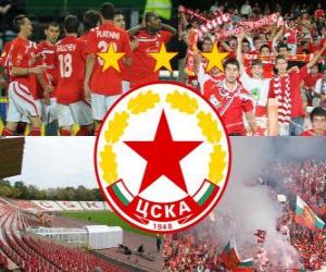 Puzle CSKA Sofia, da equipa de futebol da Bulgária