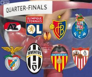 Puzle CUEFA Europa League, quartas de final 2013-14