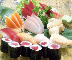 Puzle Culinária japonesa Sushi