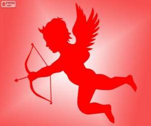 Puzle Cupido com arco e flecha