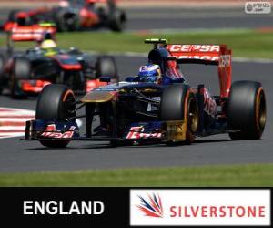 Puzle Daniel Ricciardo - Toro Rosso - Silverstone, 2013