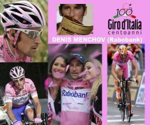 Puzle Denis Menchov, vencedor do Giro de Itália 2009