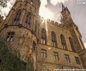 Puzle Detalhe de o Castelo de Hohenzollern-Sigmaringen, AlemanhaDetalhe