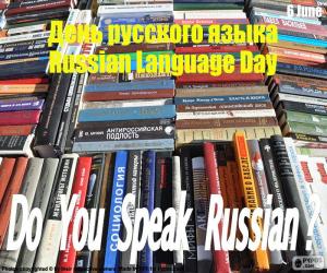 Puzle Dia da língua russa