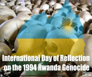 Puzle Dia de reflexão sobre o genocídio de Ruanda de 1994