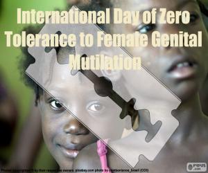 Puzle Dia Internacional da Tolerância Zero à Mutilação Genital Feminina