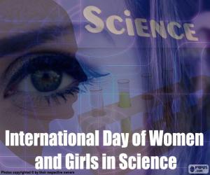 Puzle Dia Internacional das Mulheres e Meninas na Ciência
