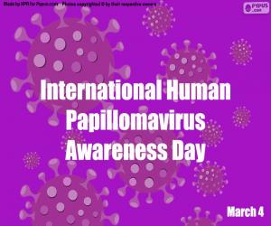 Puzle Dia Internacional de Conscientização do Papilomavírus Humano