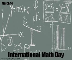 Puzle Dia Internacional de Matemática