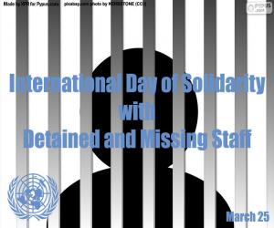 Puzle Dia Internacional de Solidariedade com Pessoas Detidas e Desaparecidas