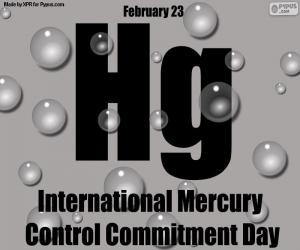 Puzle Dia Internacional do Compromisso de Controle de Mercúrio