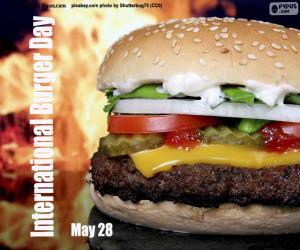 Puzle Dia Internacional do Hambúrguer