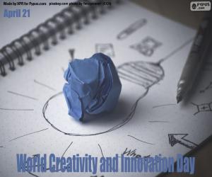 Puzle Dia Mundial da Criatividade e Inovação