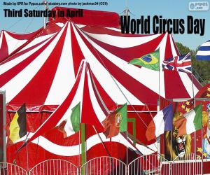 Puzle Dia Mundial do Circo