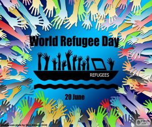 Puzle Dia Mundial do refugiado