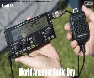 Puzle Dia Mundial do Rádio Amador