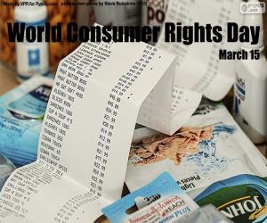 Puzle Dia Mundial dos Direitos do Consumidor
