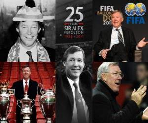 Puzle Distinção presidencial da FIFA de 2011 para Alex Ferguson