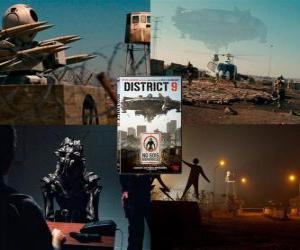 Puzle District 9 ou Distrito 9, o filme é ambientado em Joanesburgo, em 2010.