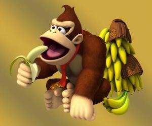 Puzle Donkey Kong, o gorila famosos da Nintendo