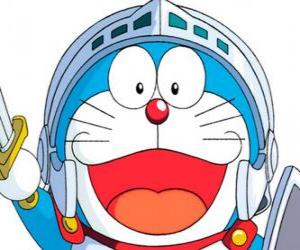 Puzle Doraemon em uma de suas aventuras