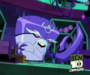 Puzle Dr. Psychobos, criador do Nemetrix. Ben 10 Omniverse