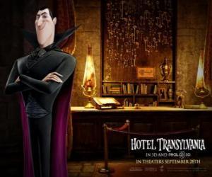 Puzle Dracula, o proprietário do Hotel Transilvânia