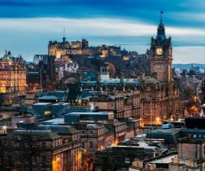 Puzle Edimburgo, Escócia, Reino Unido