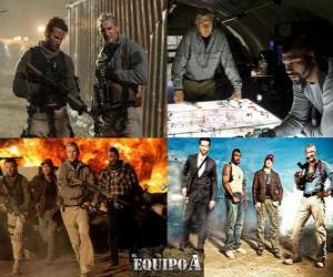 Puzle Equipa A-Team, o filme segue as aventuras de um comando de elite militar no Iraque para E.U.