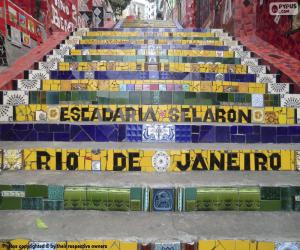 Puzle Escadaria Selarón, Brasil