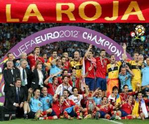Puzle Espanha, campeã UEFA EURO 2012