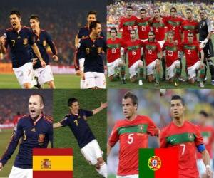 Puzle Espanha - Portugal, oitava final, África do Sul 2010